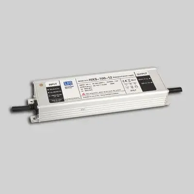 Alüminyum Muhafaza IP67 100w LED Yağmur Geçirmez Güç Kaynağı 8.3A 12V LED sürücü LED tabela ve LED Şeritler için