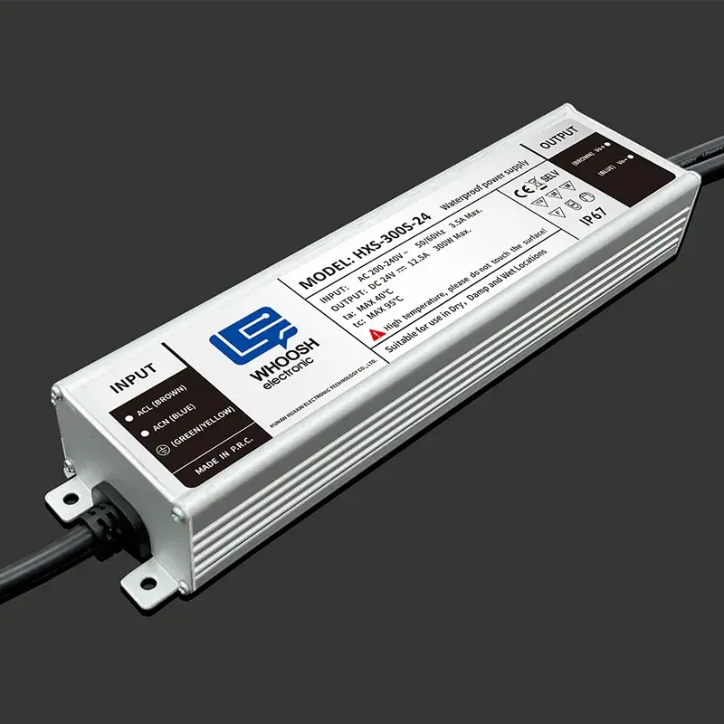 IP67 36V 12V 24V 300W su geçirmez güç kaynağı EMC laboratuvarı olan Çinli üretici